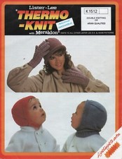 ~ Knitting Pattern For Lady's Hat & Gloves & Toddler's Balaclava & Helmet ~