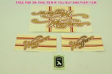 OLD SCHOOL HAWK WAYFARER BIKE TRANSFER/DECAL SET GENUINE 80’s MADE NEW OLD STOCK