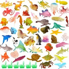 Sea Animals Figures Toys 52PCS
