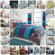 Printed Duvet Cover Set With
