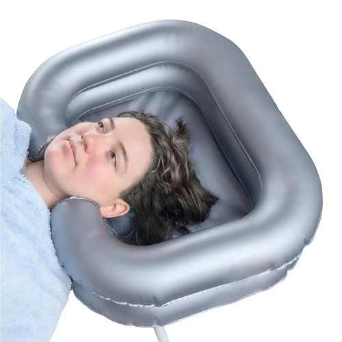 Inflatable shampoo basin sink - shampoo,