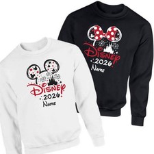 Custom Disneyland 2026 Jumper, Personalised Mickey Minnie Disney Squad Jumper