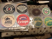 120 Vintage Beer Mats 1970s