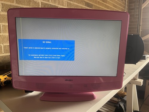 Bush inch lcd tv - tv, pink
