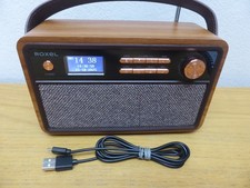 Roxel Retro D1 Vintage DAB FM Radio Wireless Speaker SD card USB Bluetooth
