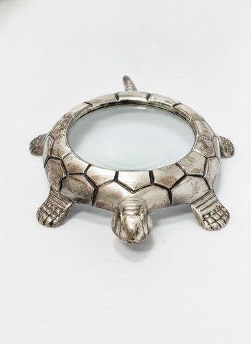 Vintage silver tone - vintage, turtle