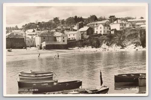 Rppc gorran haven cornwall - rppc,