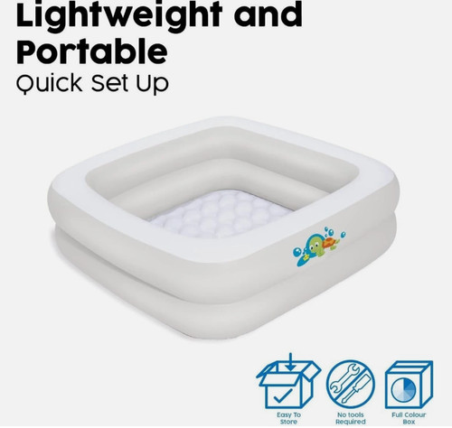 Inflatable baby bath tub - inflatable,