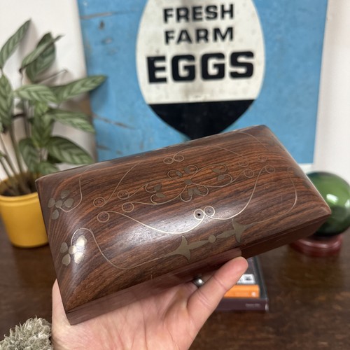 Vintage wooden storage box - wooden,