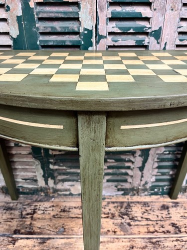 Olive green checkerboard - olive,