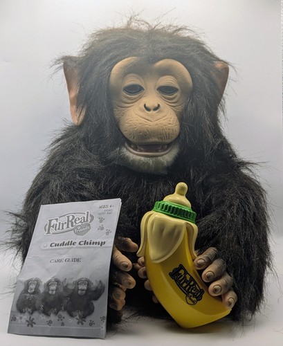 Fur real friends cuddle chimp - fur, friends: