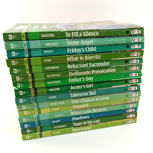 15x mills boon vintage - &,