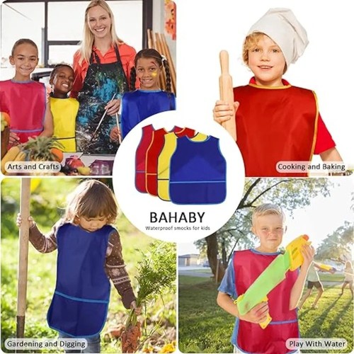 Kids art smock apron - art,