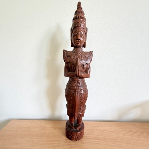 Vintage hand carved wooden - vintage,