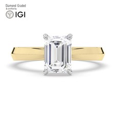 Emerald Diamond Engagement