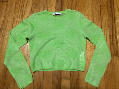 Zara lime green - lime, sheer