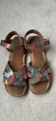 Next rainbow sandals size 5 - rainbow,