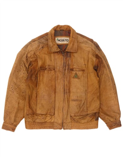 Vintage mens leather jacket - mens,