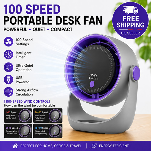 Desk fan usb - desktop,