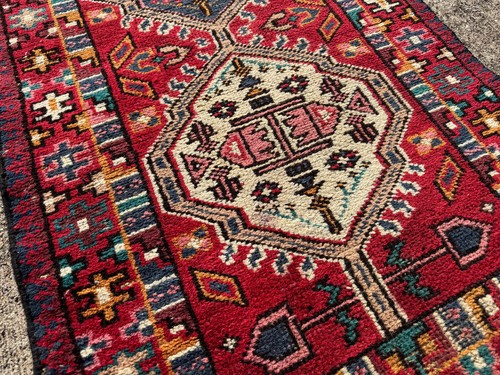 2x9 antique heriz runner - 2x9,