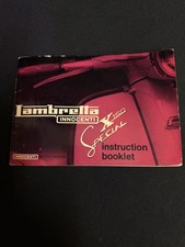LAMBRETTA INNOCENTI SX150 Original Scooter Instruction Booklet uk text vgc