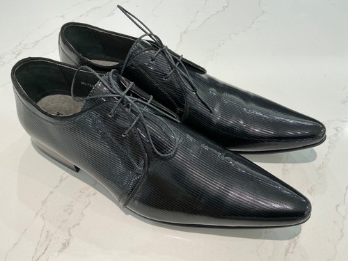 Dune mens patent shoes - patent, size
