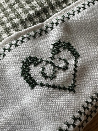 Green gingham check - gingham, made