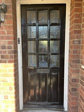 Street Door  Solid Brazilian Mahogany  Front Door READY FOR COLLECTION 