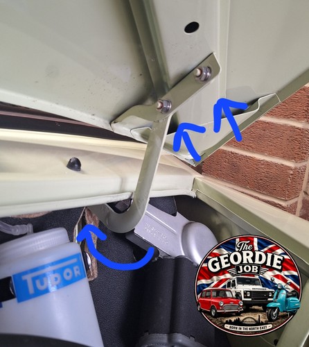 Classic mini bonnet hinge - bonnet,