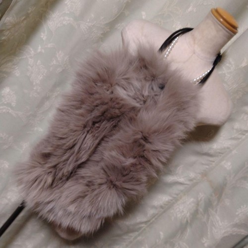 Way blue fox fur - blue,