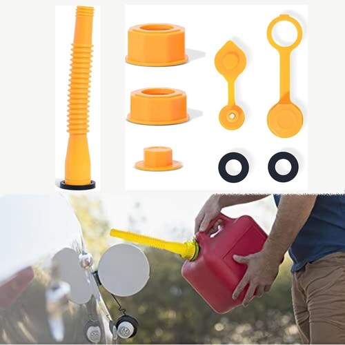 Plastic gas can - can,