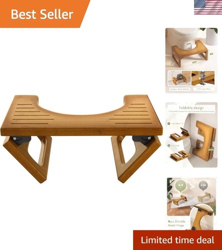 Inches bamboo toilet - inches, stool