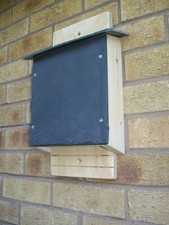 Wooden Bat  Box Roost House