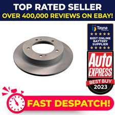 2x Brake Discs Pair Solid fits