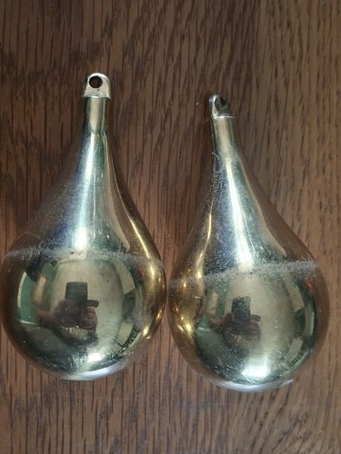 Vintage pair small - vintage, brass