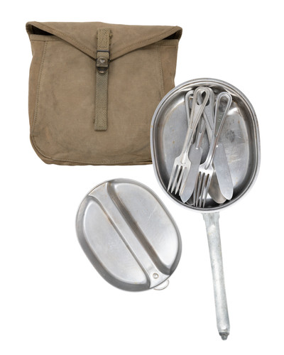 Wwii mess kit utensils with - &,