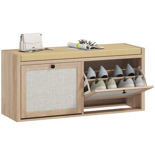 Homcom rattan shoe - homcom,