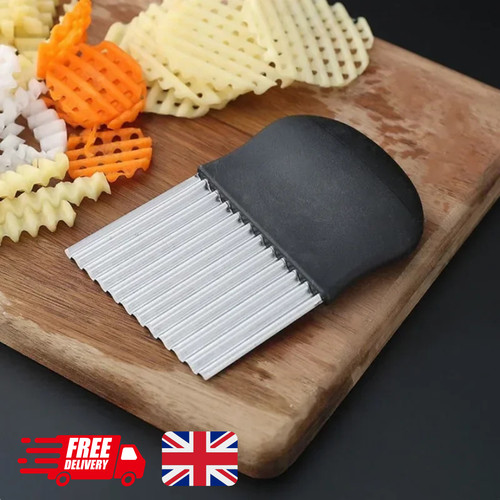 Crinkle cutter stainless - stainless, steel