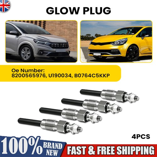 4pcs glow plugs - 4pcs, dacia