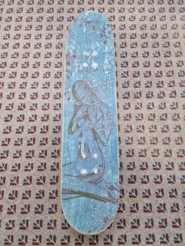 Artsy pattern blue - artsy, skateboard