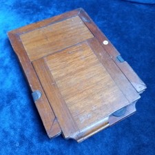 CHARMING ANTIQUE WOODEN PICTURE/PHOTO/SLIDE FRAME
