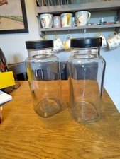 Vintage Sweet Shop Jars X2