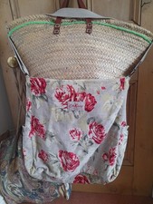 CATH KIDSTON VINTAGE VELVET FLORAL MESSENGER BAG. BOHO. SHOULDER/CROSSBODY.
