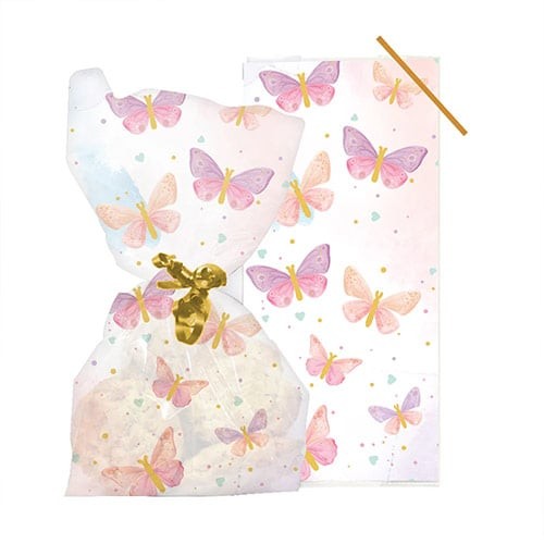 Butterfly cello treat bags - treat,