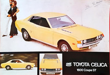 Toyota Celica 1600 Coupe ST  Brochure 1972