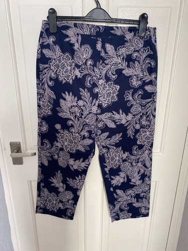 Ladies navy pink cropped - navy/pink,