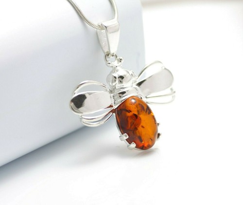 Natural baltic amber sterling - natural,