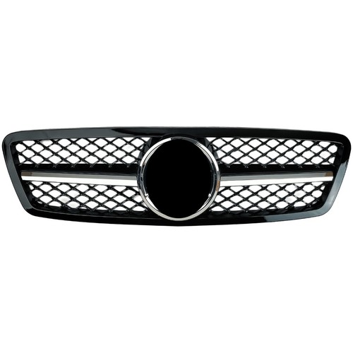 Front black chrome grill - chrome,
