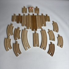 Wooden Train Tracks Set x22