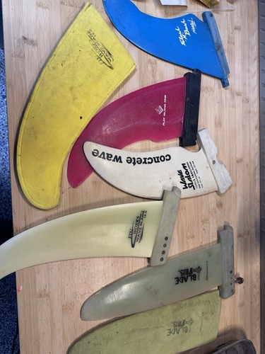 Lot vintage windsurf fins - 5,